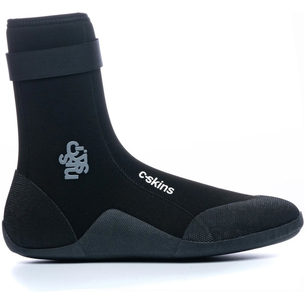 2026 C-Skins Legend 6mm Polypro Round Toe Neoprene Boots C-BOLEPP - Black / Charcoal